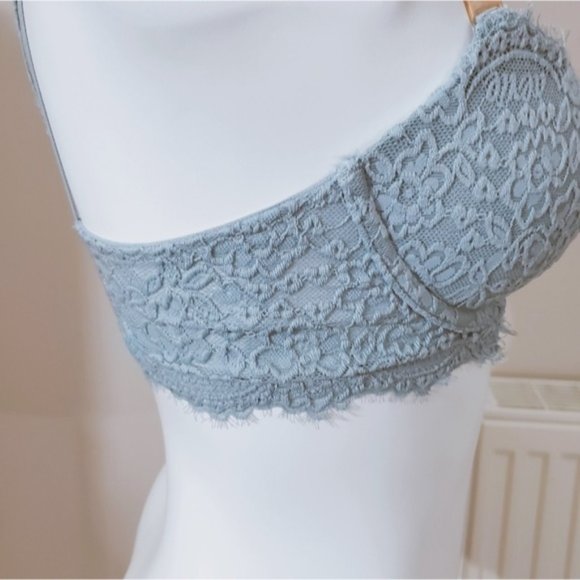 Aerie Real Power Balconette Lace Bra- 32C- New without tags - Picture 9 of 11